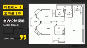 现场室内设计师零基础入门（ CAD基础制图绘图）