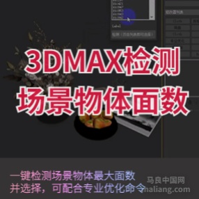 3DMAX一键检测场景物体最大面数并选择